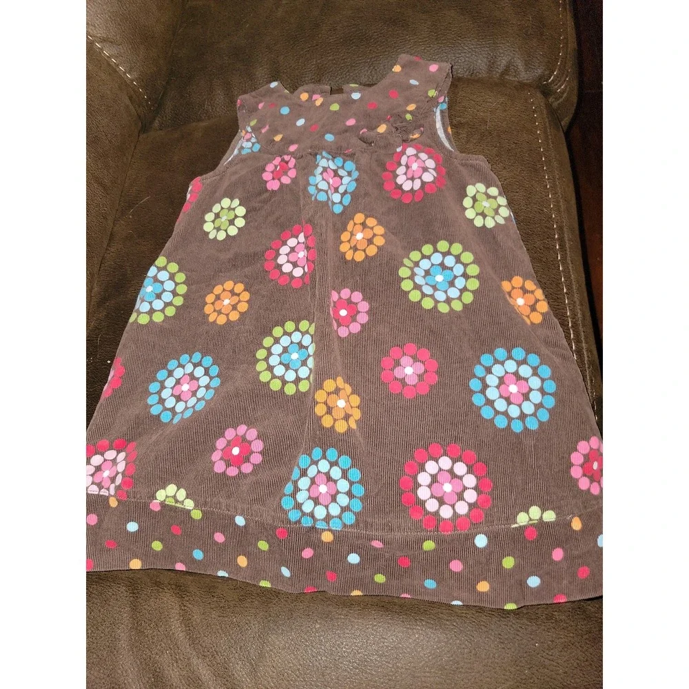 Gymboree winter cheer polka dot dress size 5t